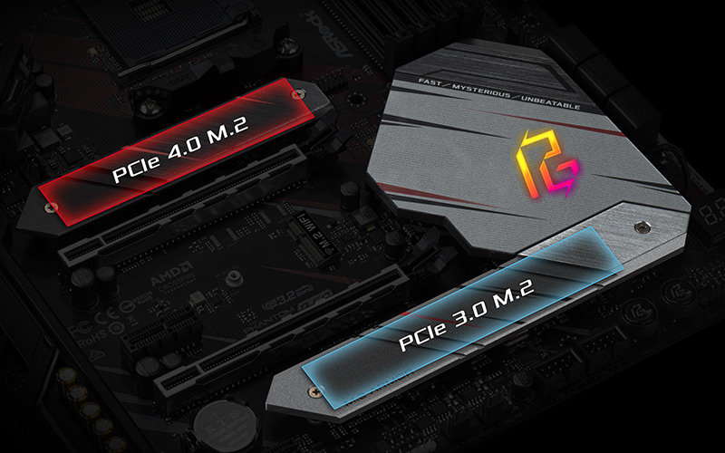 M.2 x 2 + Unbeatable Armor (Gen3 x2)